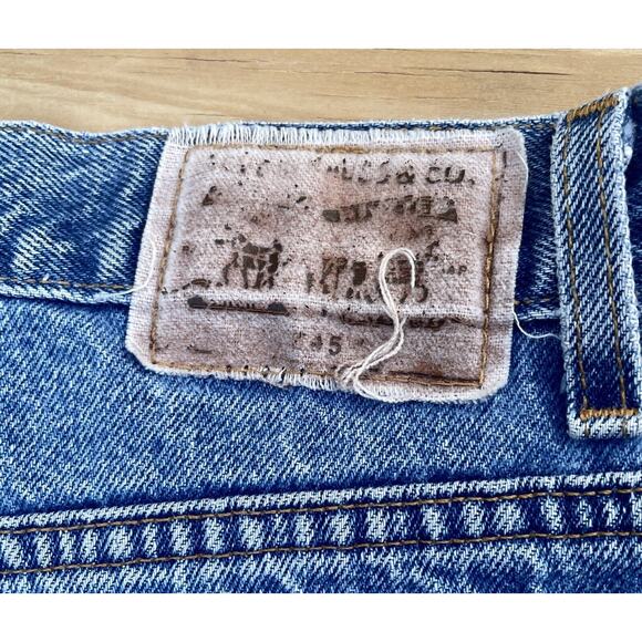 Vintage Vtg. Levis 513 Loose Fit‎ Straight Leg Jeans Men's Blue Sz. 50x30 - Picture 12 of 12